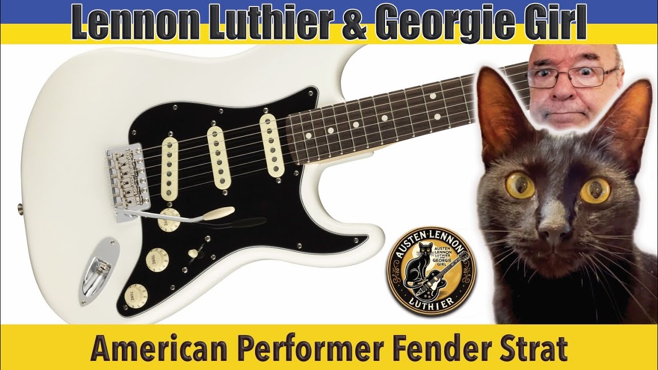 Fender Strat Performer American - Worth about £1,200, set-up. And a wee bit about Lee R James BBC