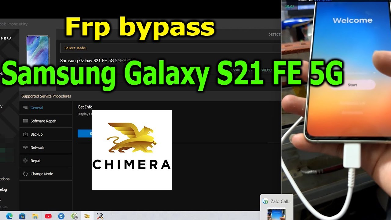 FRP Bypass Google Account Lock Samsung Galaxy S21 FE 5G android 15 with Chimera