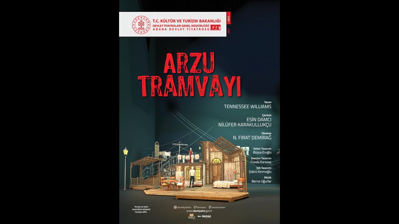 ADANA DEVLET TİYATROSU - ARZU TRAMVAYI [FRAGMAN]