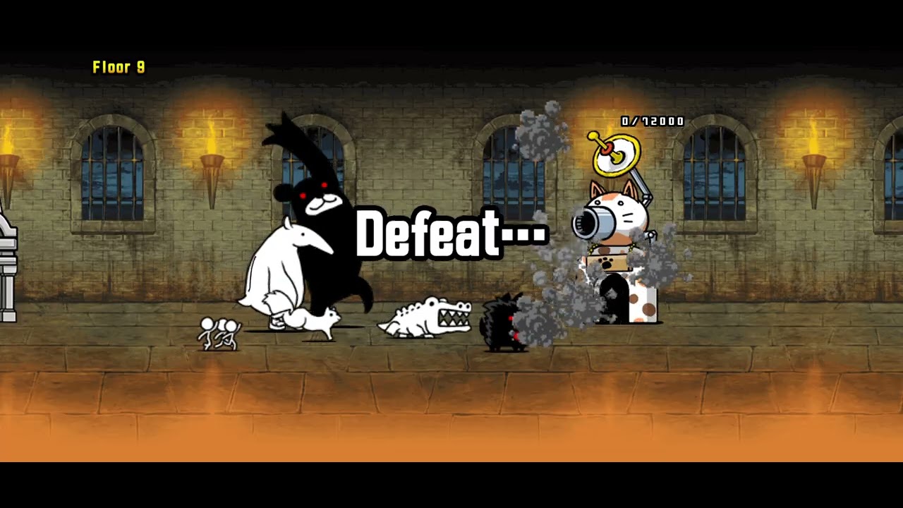 I play battle cats again