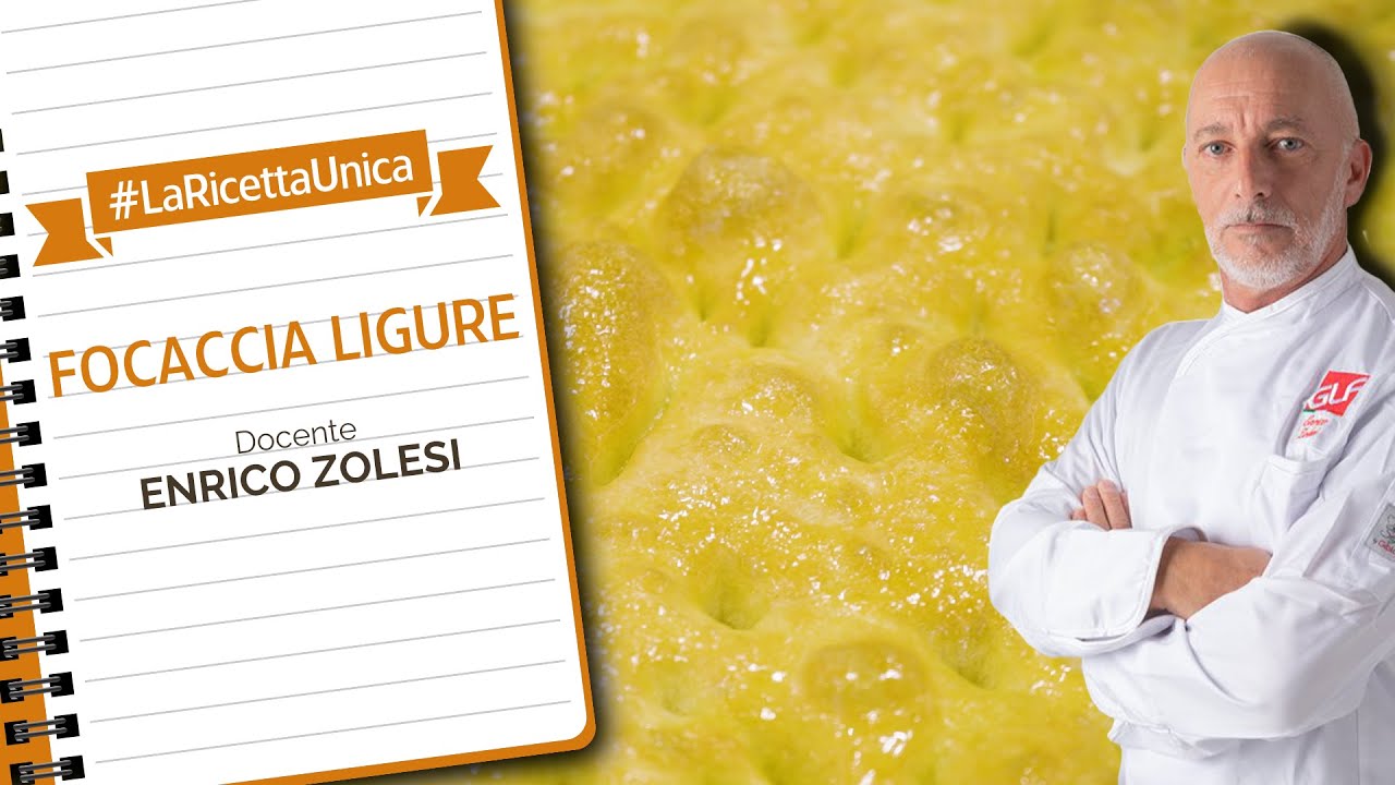 🍞 #LaRicettaUnica - Focaccia ligure, di Enrico Zolesi 🥖