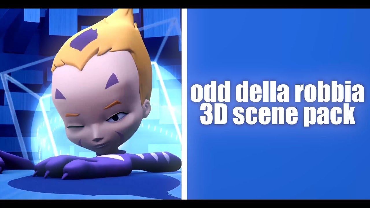 odd della robbia 3D scene pack [season three]