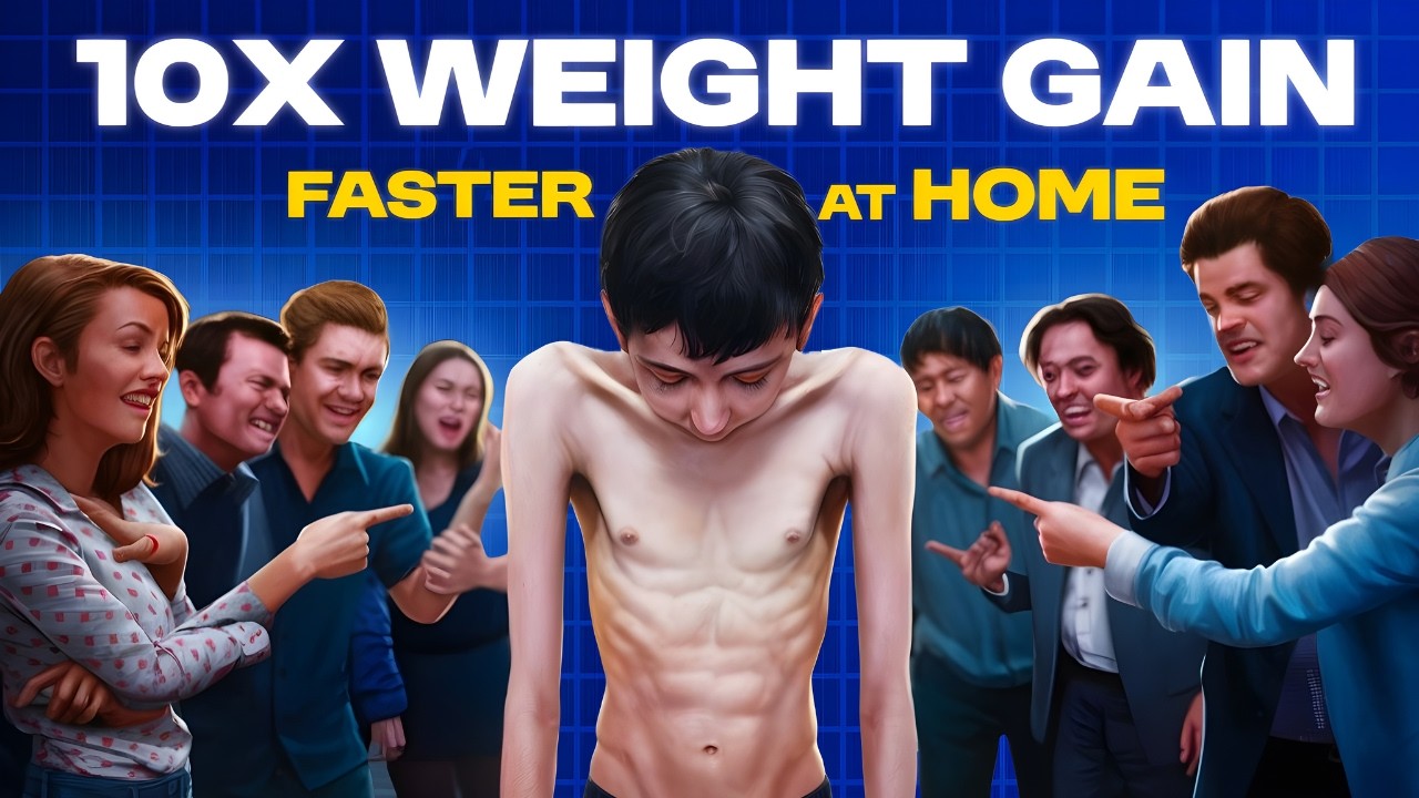 जल्दी वजन बढ़ाने का असरदार तरीका - Gain Weight 10X Faster at Home (Diet and Workout)