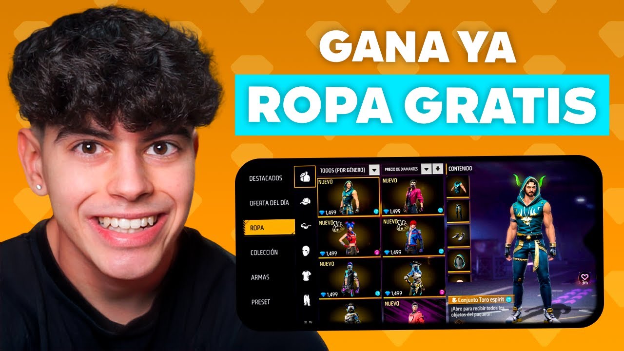 Cómo Conseguir ROPA GRATIS en FREE FIRE 🤤 (SIN APLICACIONES)