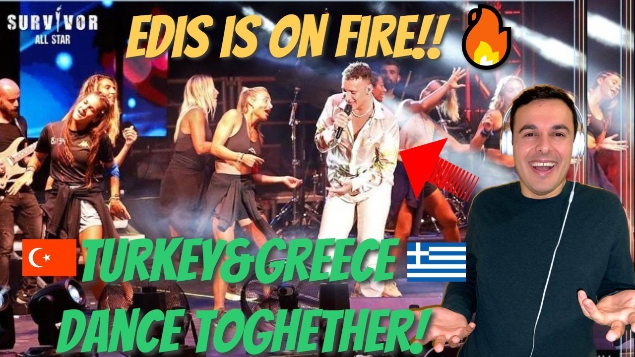 Italian Reaction 🇹🇷 Edis Party & Turkish & Greece Survivor | BEST SHOW EVER 🔥😳