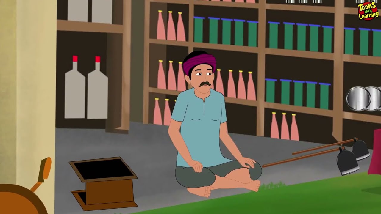 गरीब लोहार का भाग्य | Moral story | Moral Stories | Hindi Moral Story | Cartoon Moral Story 