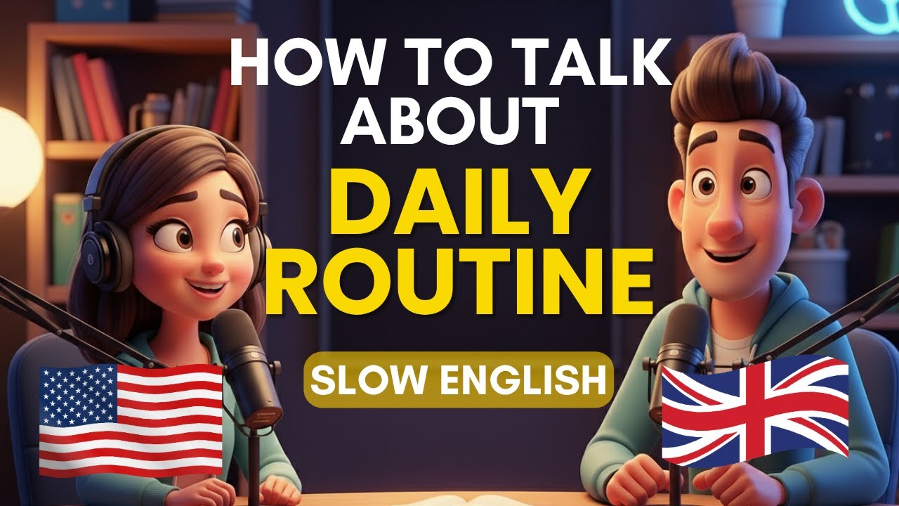 Everyday English at Home | Morning to Night Routine | Slow & Natural English