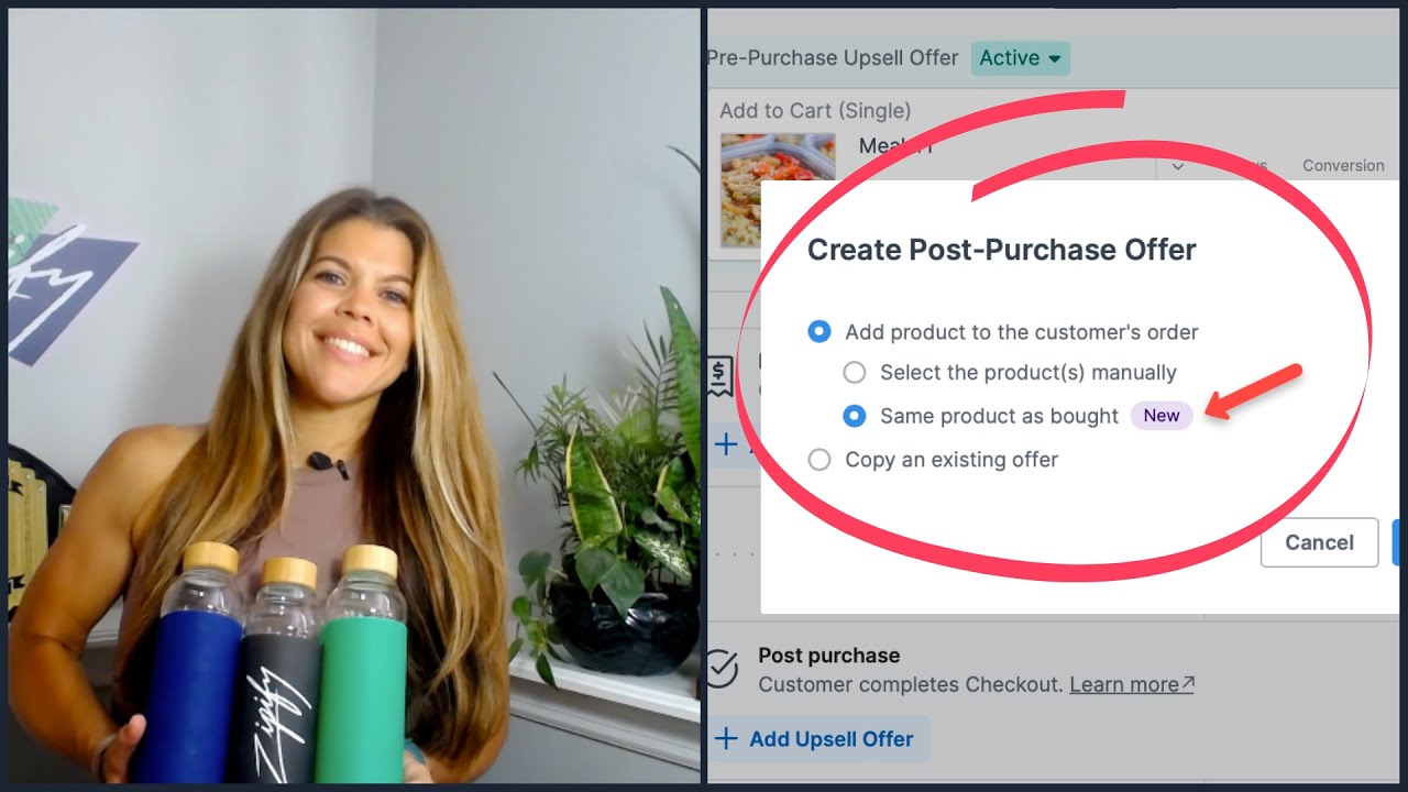 New Post-Purchase Dynamic Offers: Same Product & Different Variant Upsells (OneClickUpsell)