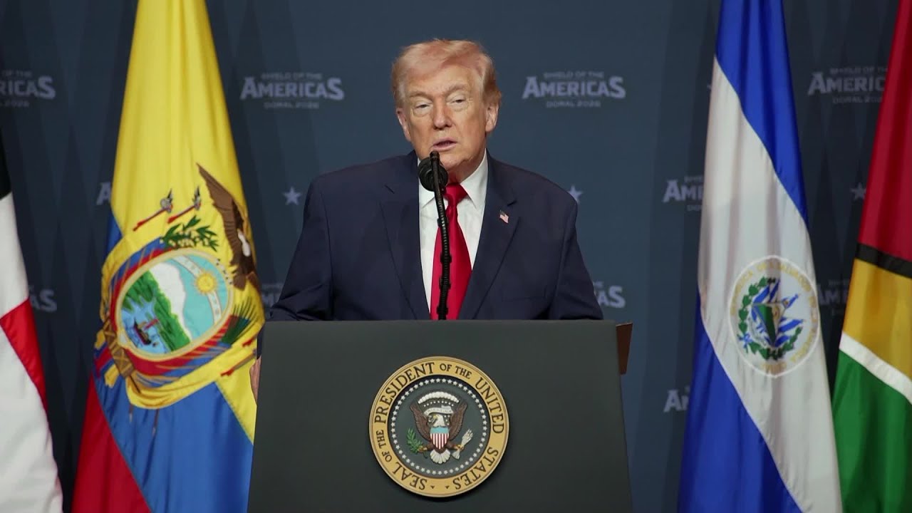 Trump Talks Iran, Latina American Cartels at Shield of the America Summit (Full Remarks)