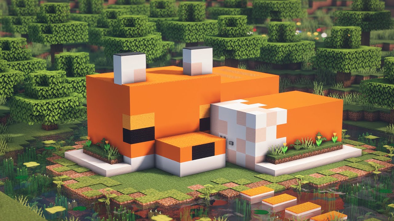 Minecraft | Como Construir Uma Casa Fofa de Raposa