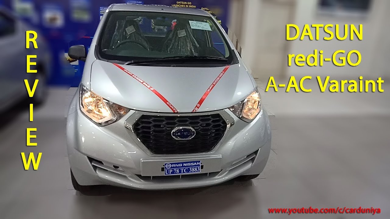 Datsun Redi-GO A Variant-Detailed Review