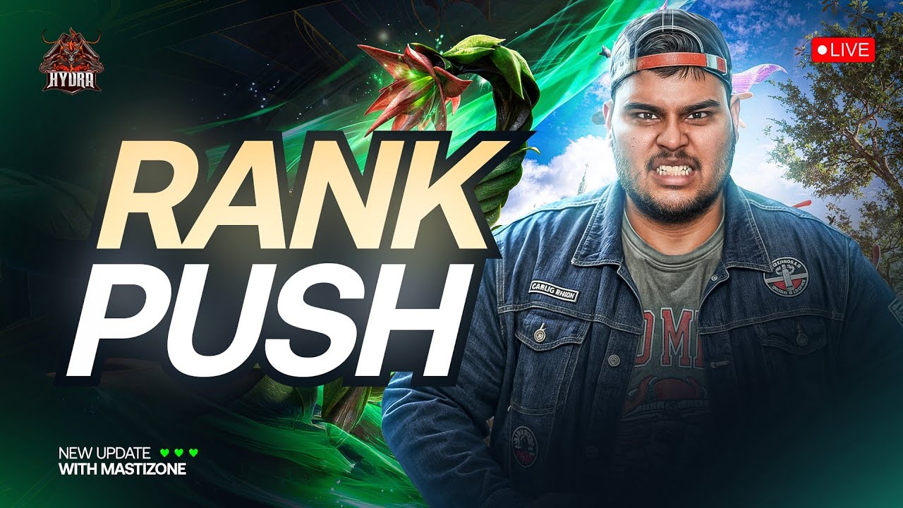 🇮🇳  BGMI LIVE 🔴 Conqueror Rank Push 😁 | HYDRA MASTIZONE