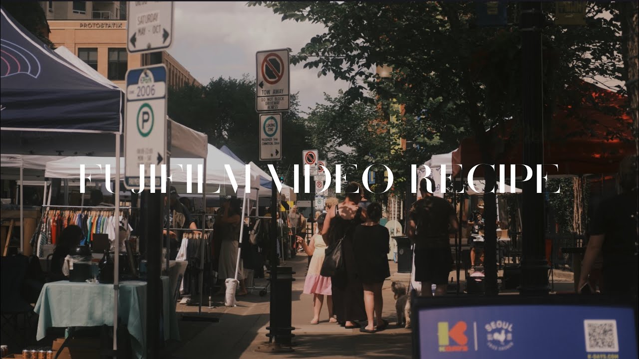 FUJIFILM X-T50 + XF18-55mm |  Street Video Test &ndash; Farmers Market Vibes | X-H2S X-T5 X100VI X-M5 X-E5