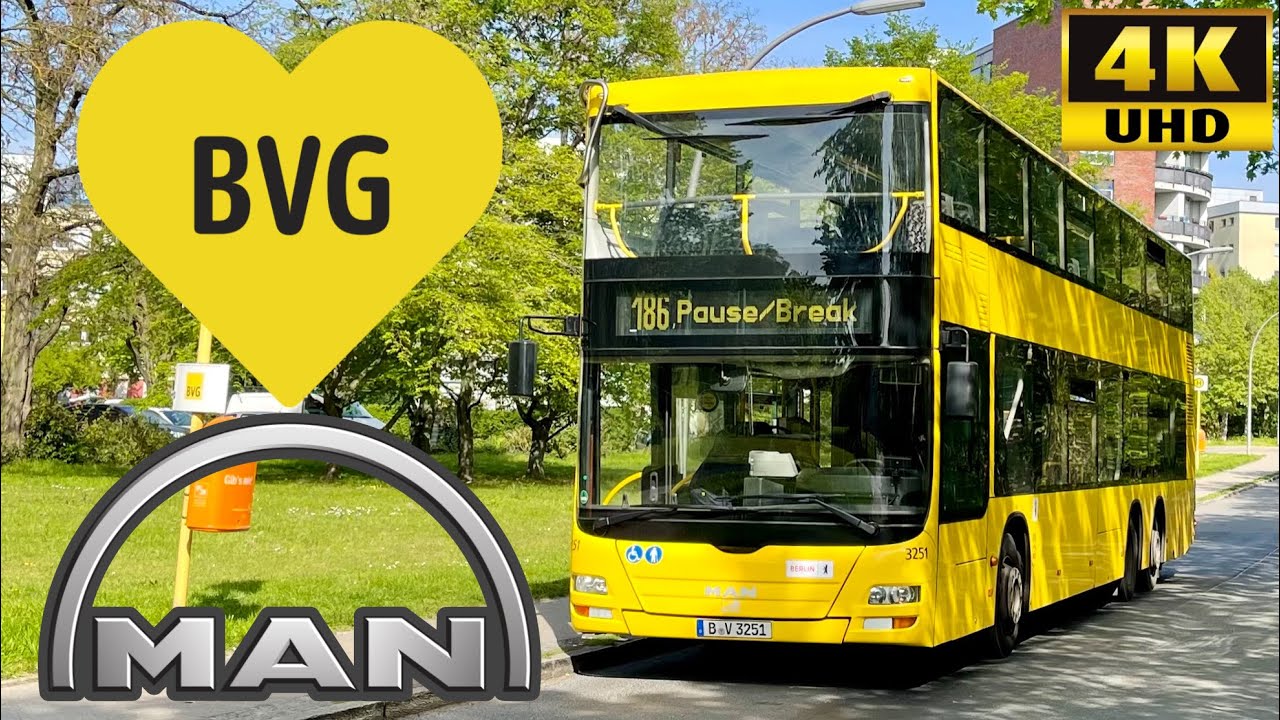 [BVG Berlin: 186 S Grunewald to S Lichterfelde Süd via Lichterfelde] MAN Lion’s City NeomanA39 ND313