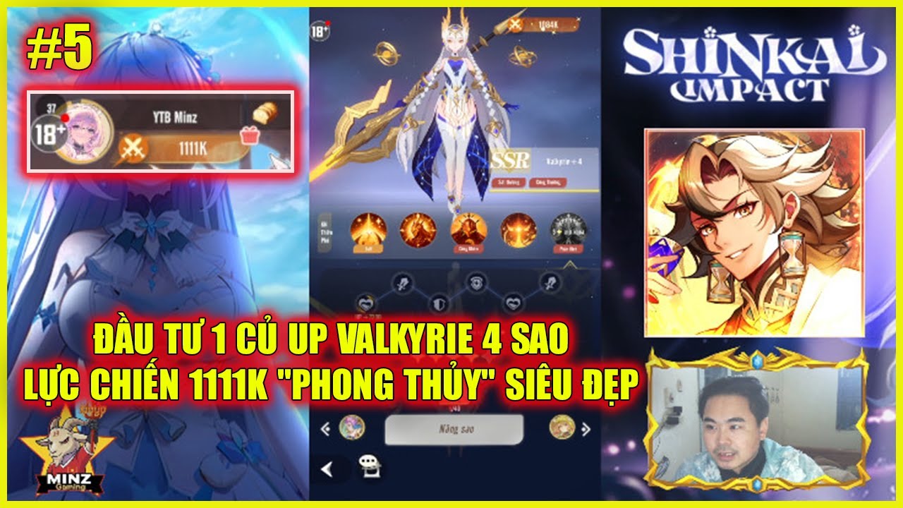 🔥 SHINKAI IMPACT #5: ĐẦU TƯ 1 CỦ UP VALKYRIE 4 SAO - LỰC CHIẾN 1111K 