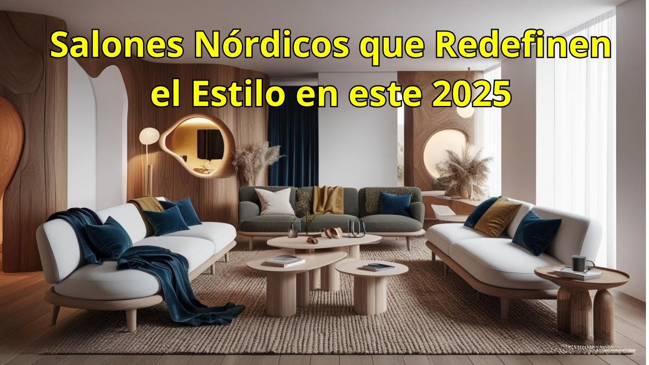 Salones Nordicos que Redefinen el Estilo en este 2025