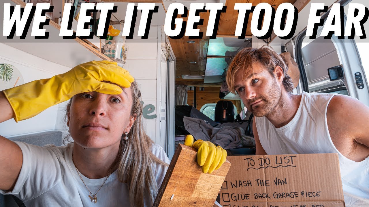 The REALITY of VAN LIFE - Deep Cleaning After 1 Year On The Road