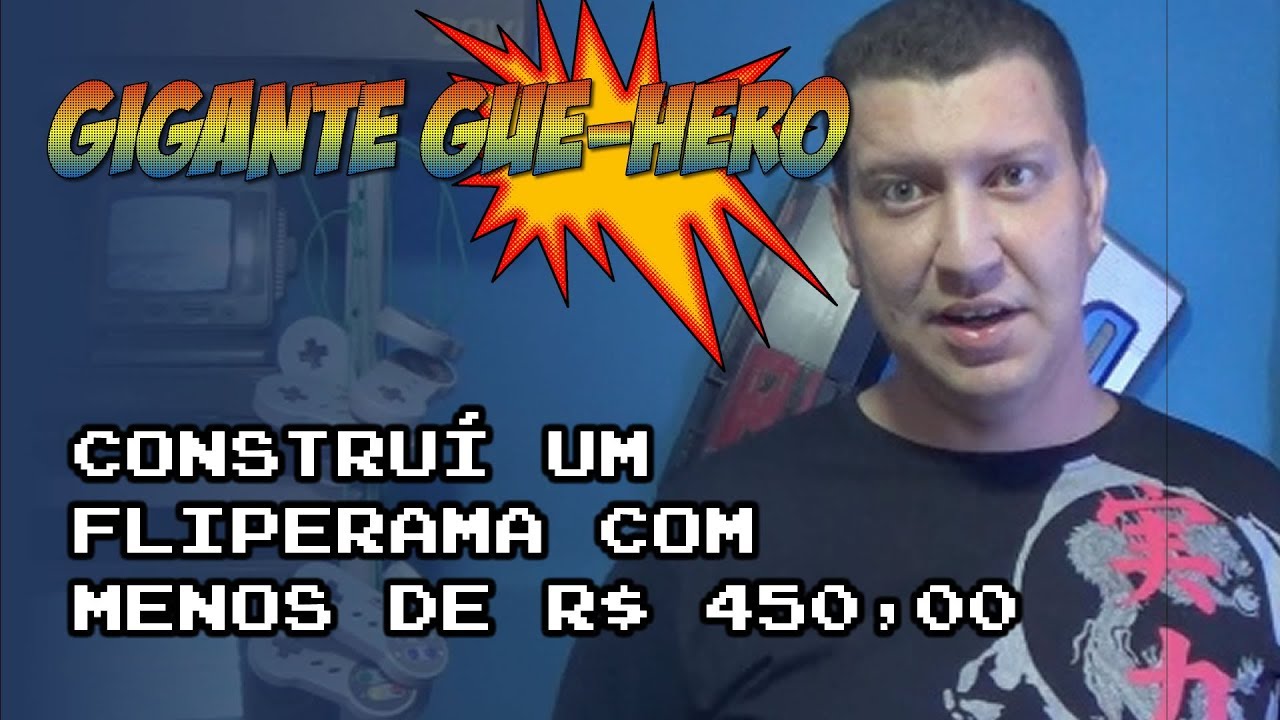 Construí um Fliperama com Menos de R$ 450 reais