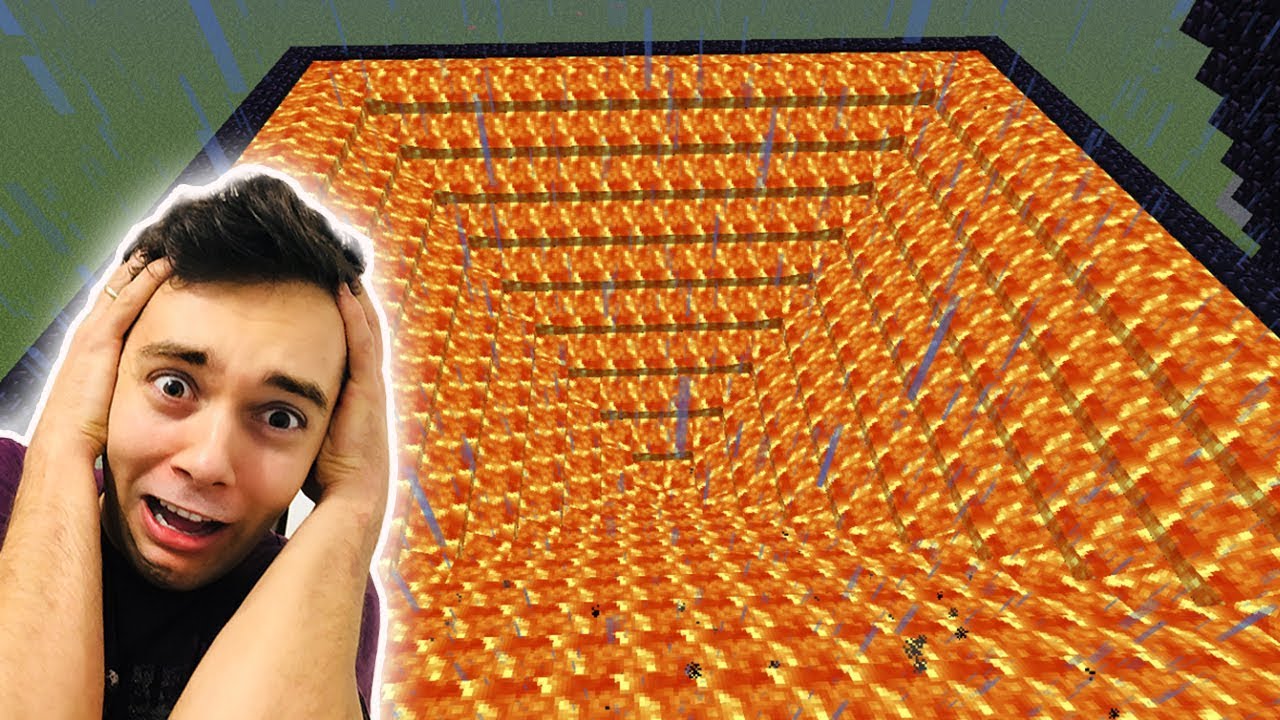 MINECRAFT DROPPER IN LAVA! IMPOSIBIL!!!