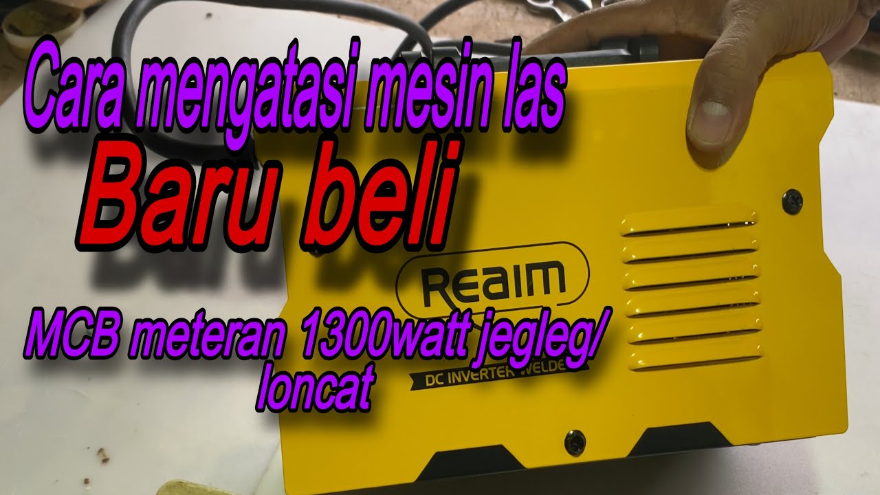 Kenapa Mesin Las Baru Beli Bikin MCB Jeglek? Ternyata Tidak Ada Soft Start!”
