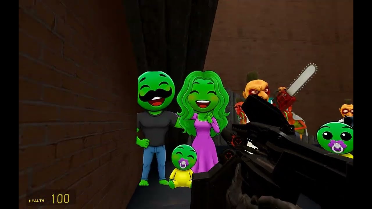 ALL LOBOTOMY DASH IN MAZE In Garry's Mod