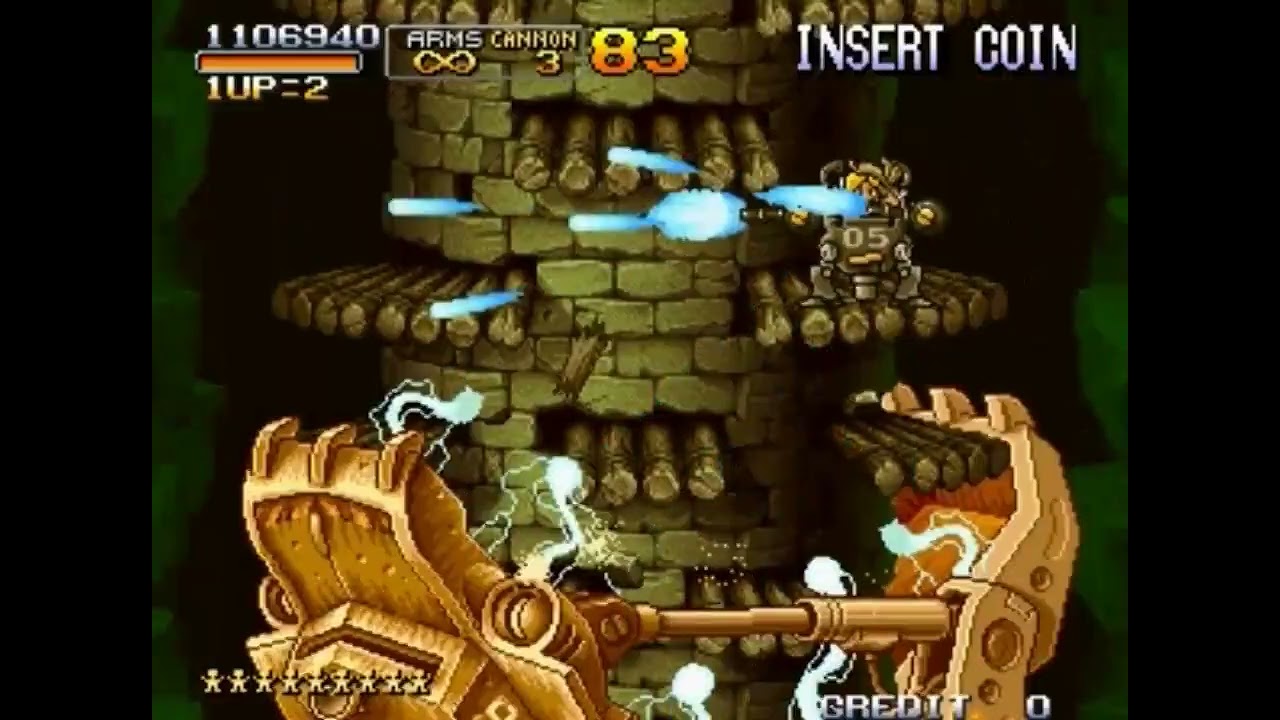 Metal Slug X (Arcade) Aeshi Nero Boss Battle (Level-8)