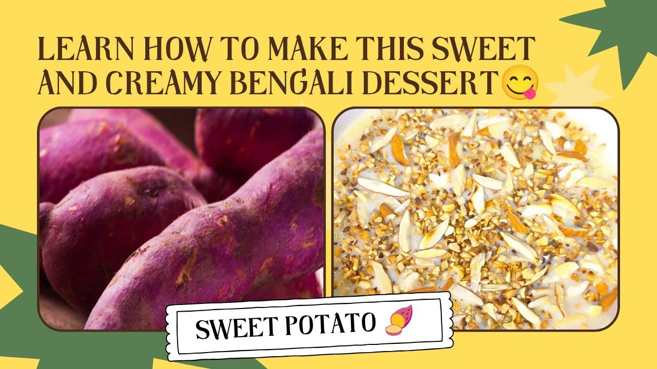 No Rice, No Problem! 😍 Sweet Potato Payesh Recipe | Easy Bengali Dessert