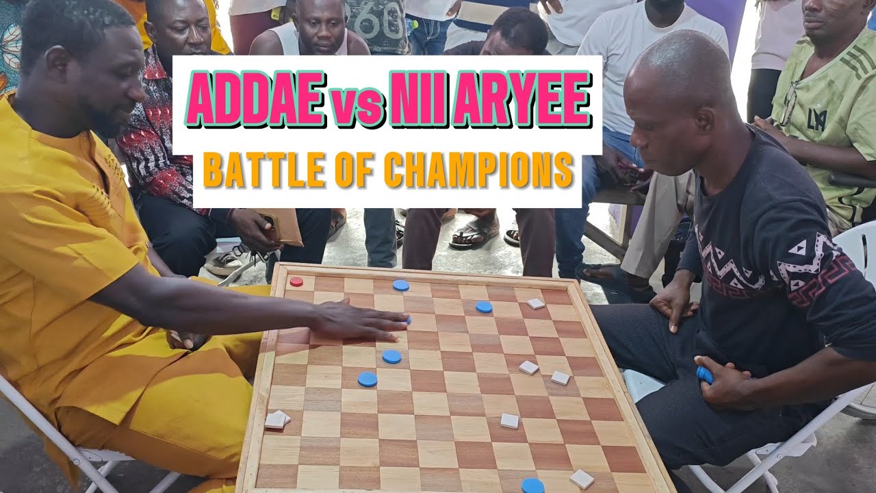 Addae vs Nii Aryee. Battle Of Champions. All Play All. Five Pieces. Round 2