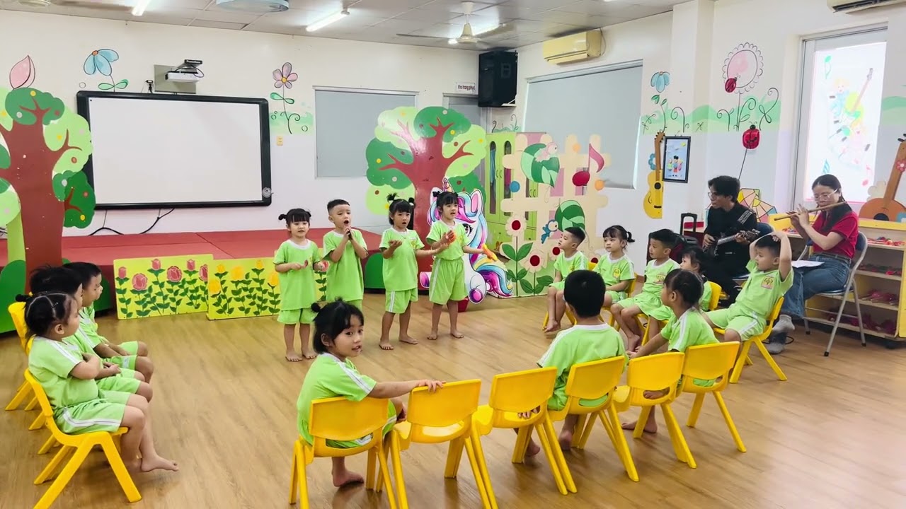 Từng nhóm vỗ theo nhịp 3/4