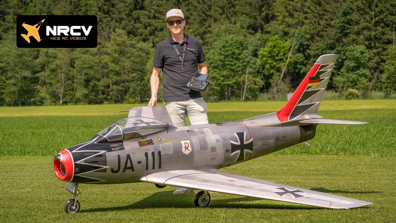 F-86 Sabre 1/3.7 Richthofen JG-71 | Fettes Kisten Treffen 2023 | FrSkyX20S | AR SmoothFlite | SW240B
