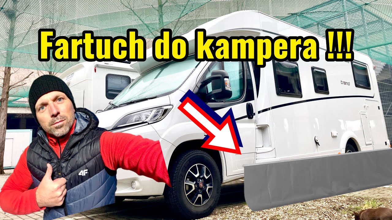 Prosty patent na wiatr pod kamperem! Fartuch przeciwwiatrowy DIY 🚐💡
