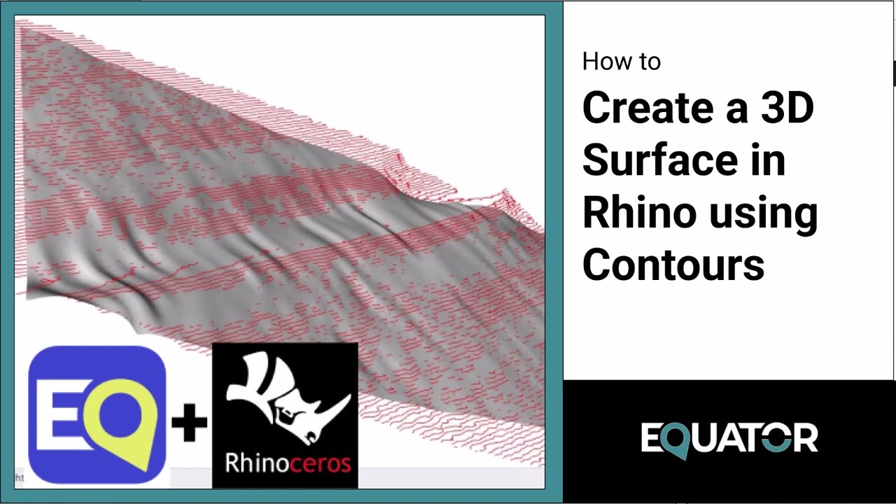 Создайте трехмерную сетчатую поверхность в Rhino, используя файл AutoCAD (.dwg), содержащий данны...