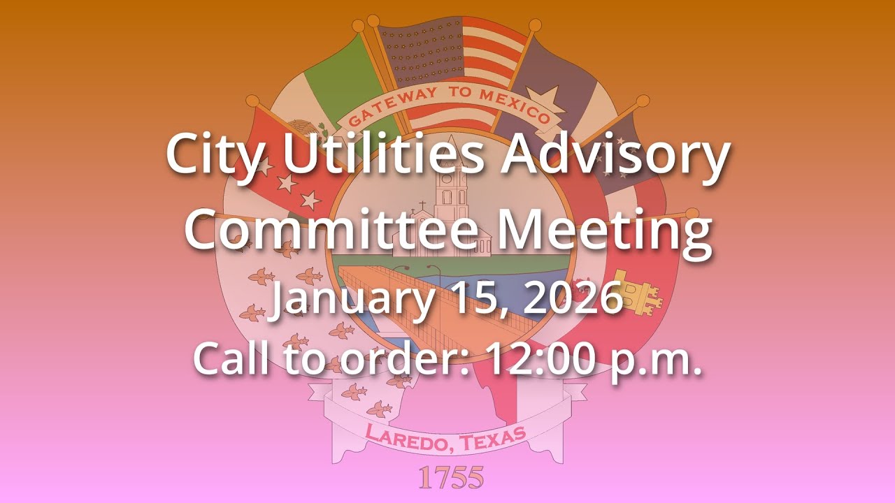 City Utilities Advisory Committee Meeting, 01/15/2026