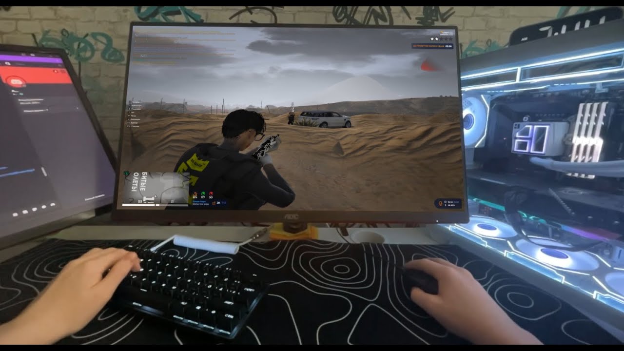 Проверка клавиатуры за 18.000 в тулеве от первого лица на gta5rp