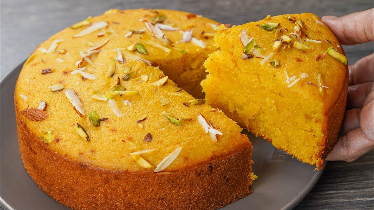 With Fresh Mango & Suji You Can Make This Delicious Cake Recipe | Homemade Mango Cake Recipe