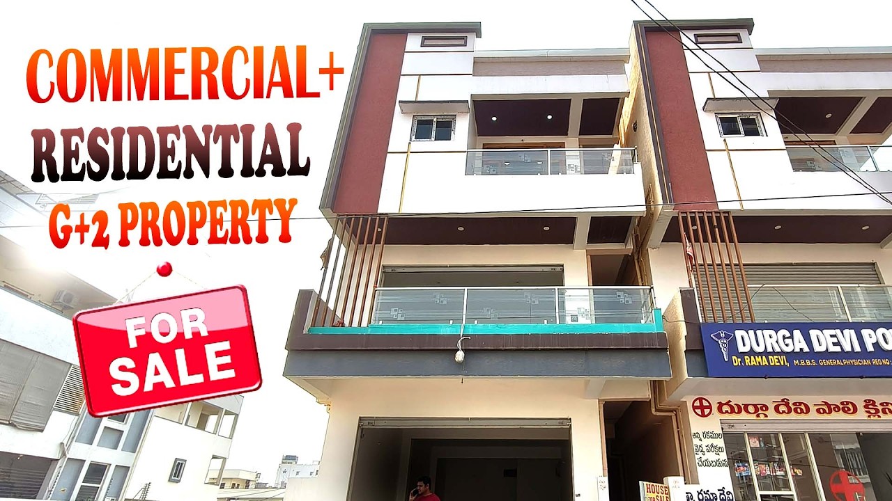 Commercial + Residential G+2 Property for Sale