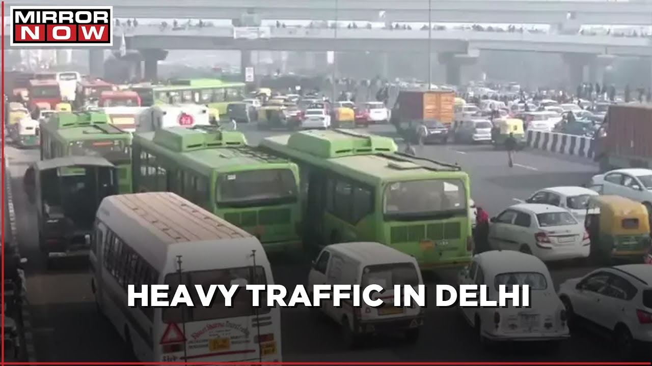BJP Calls For Chakka Jam, Heavy Traffic In Delhi