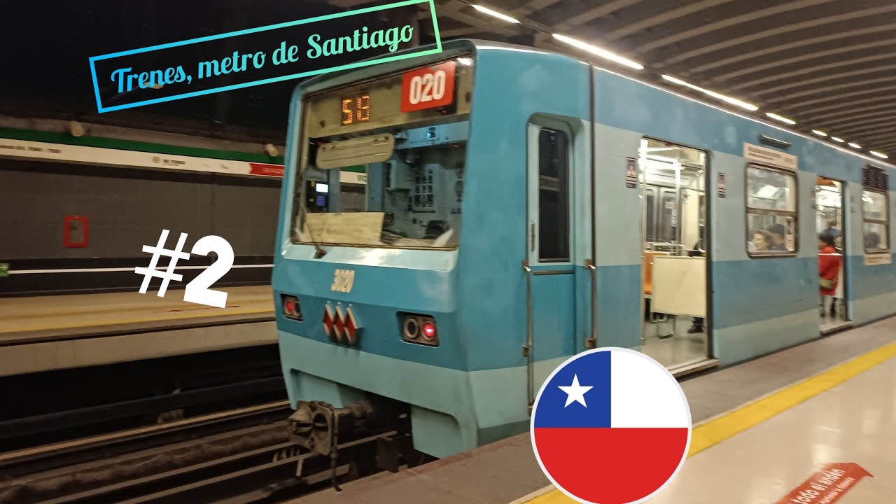 Recopilación: Trenes del metro de Santiago #2
