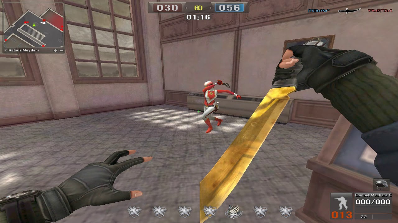COMBAT MACHETE GOLD SANKİ BİRAZ ÖĞRENDİM OYNAMAYI #pbakiyoruz #POİNTBLANK