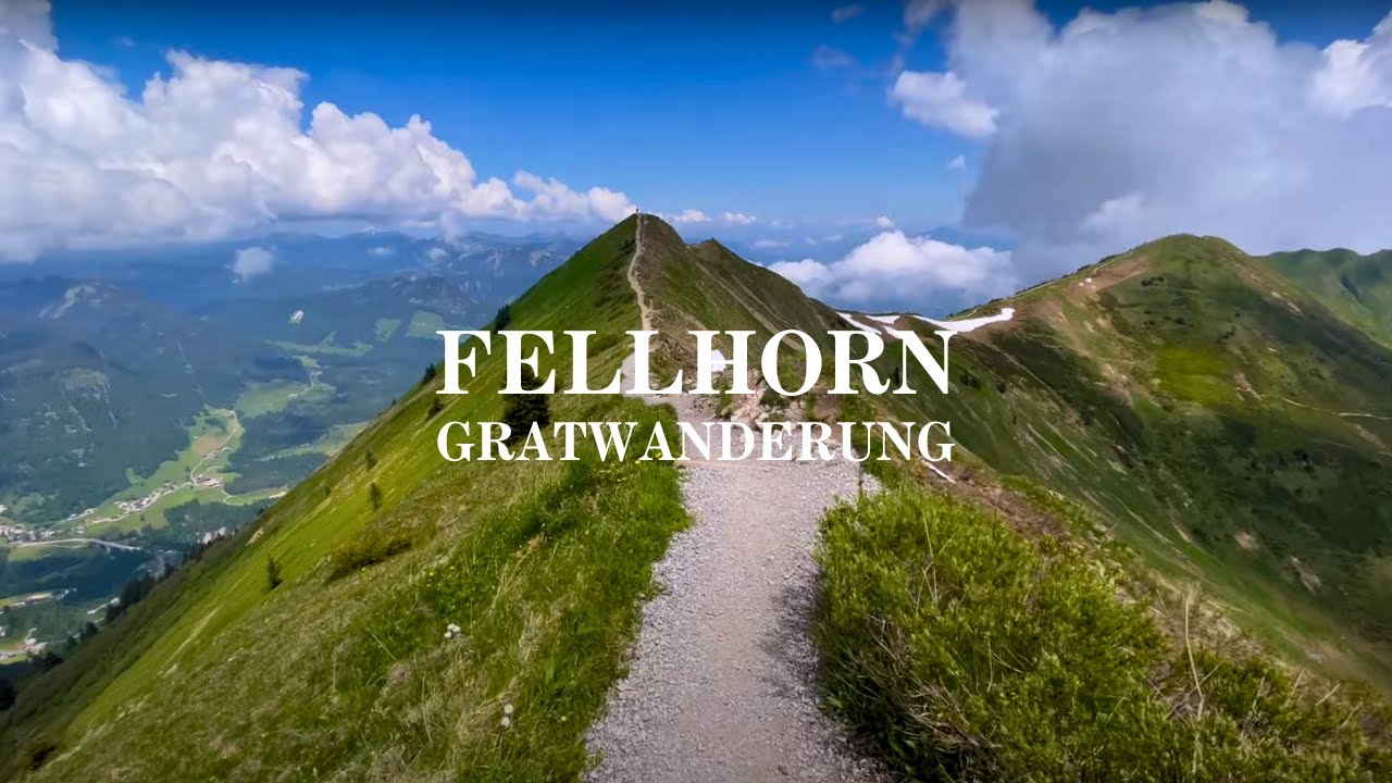 Hiking Alone to the Top of Fellhorn in the German Alps