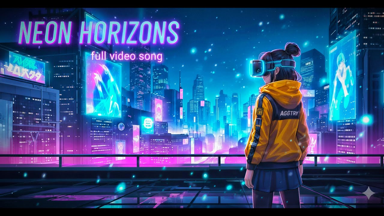 &ldquo;Neon Horizons 🌌 | Futuristic Sci-Fi Pop Song | AI Music + Cyberpunk Visuals&rdquo;
