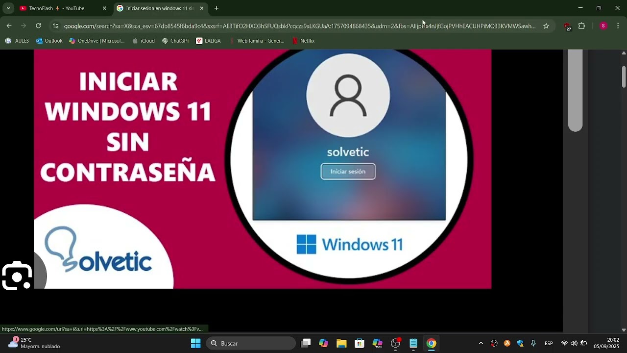 Cómo iniciar sesión en Windows 11 sin contraseña ni PIN (truco real)