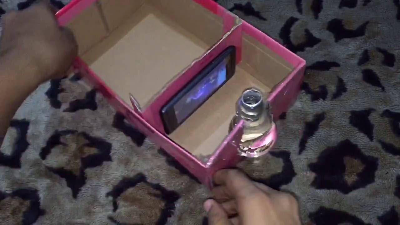 How To Make Smart Phone Projector in 5 minutes