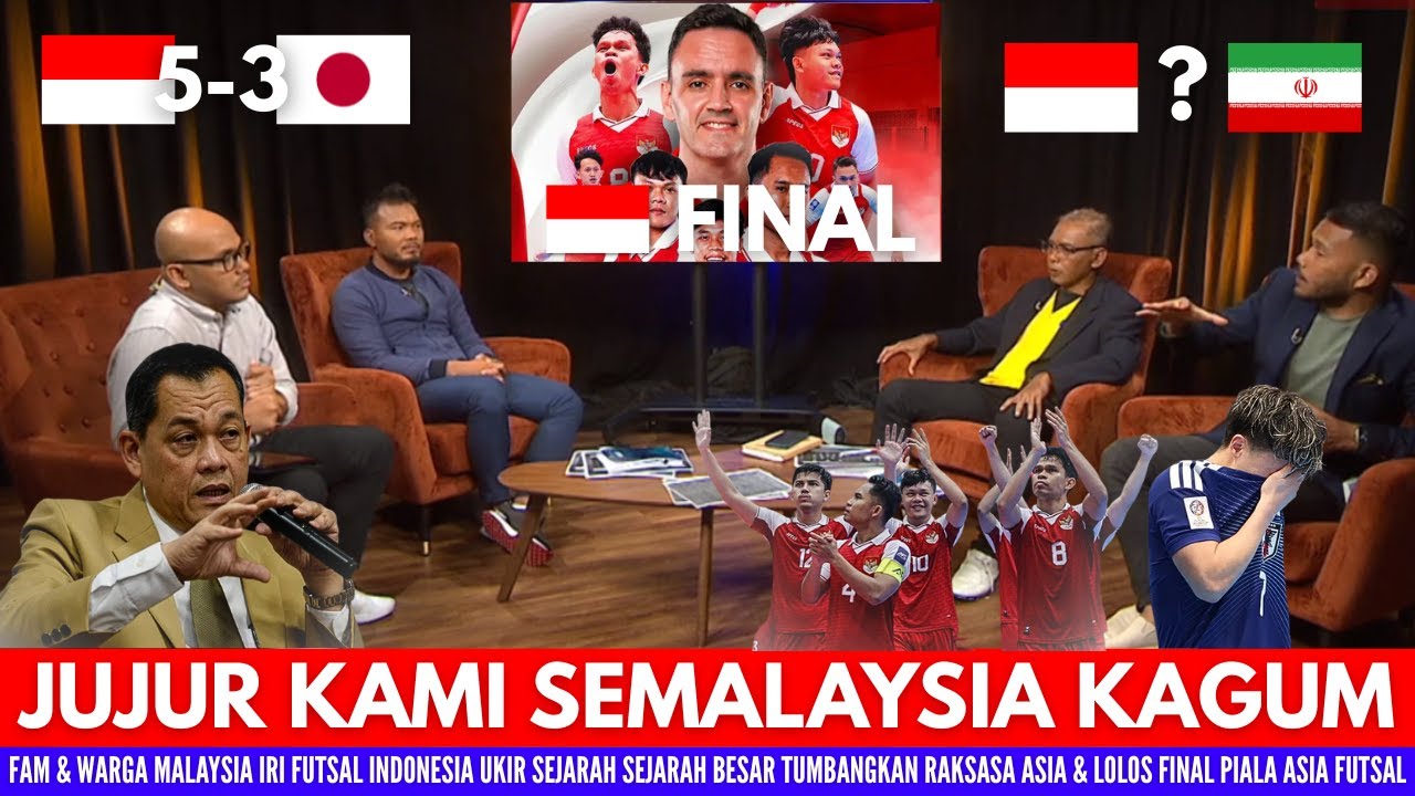 🔴BERUNTUNG ASEAN PUNYA INDONESIA !! Pengamat, Warga Malaysia Iri Timnas FutsalIndo Pecahkan Sejarah