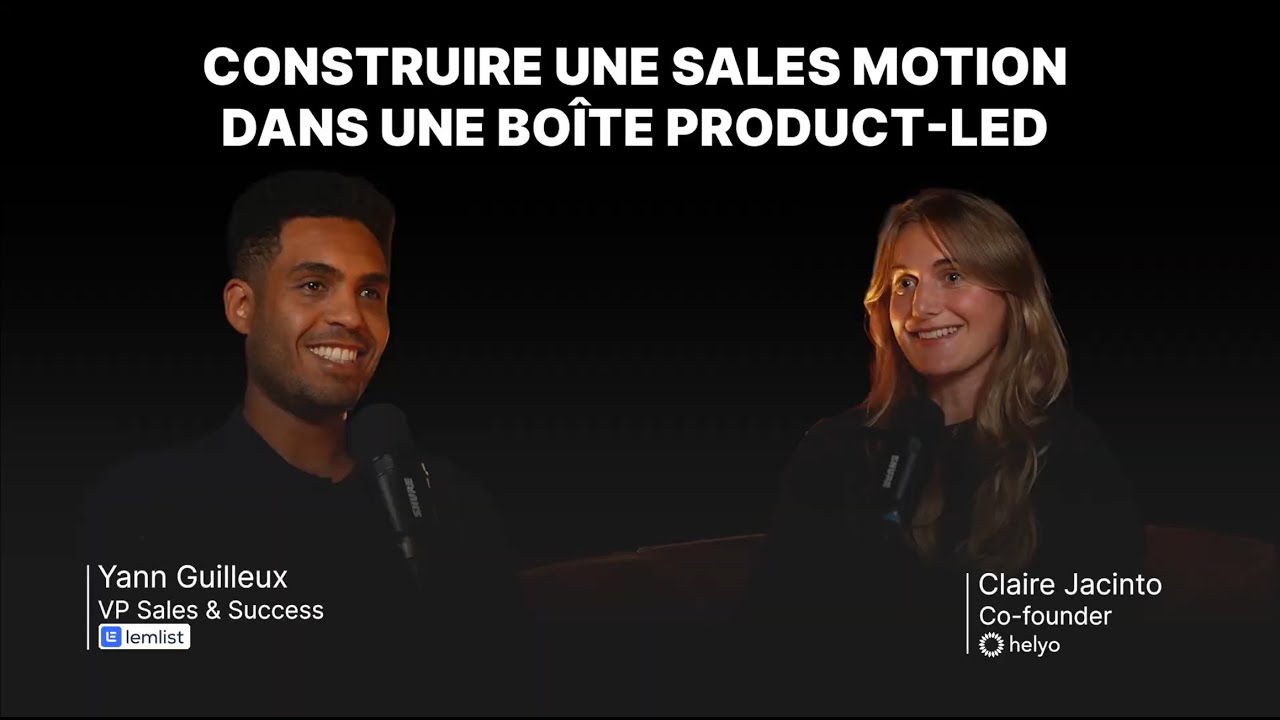 Lemlist : construire une motion Sales-Led dans une boite Product-Led