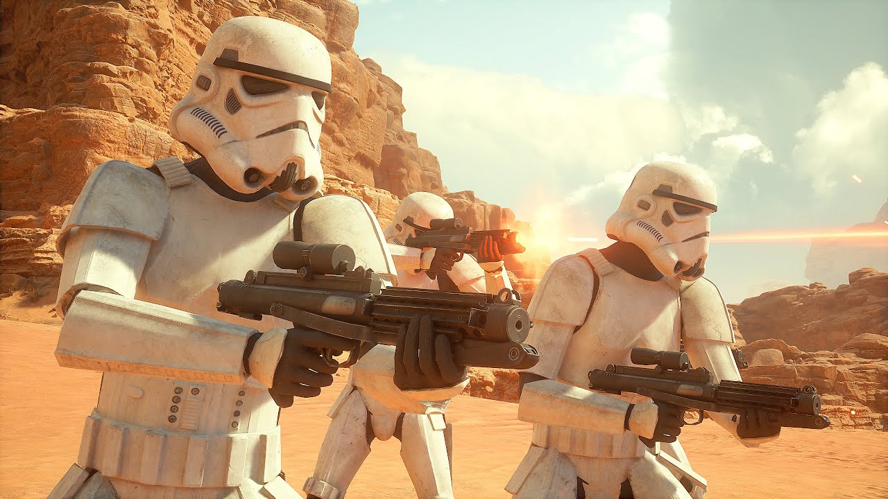 Stormtroopers vs B2 Battle Droids - STAR WARS JEDI SURVIVOR NPC Wars