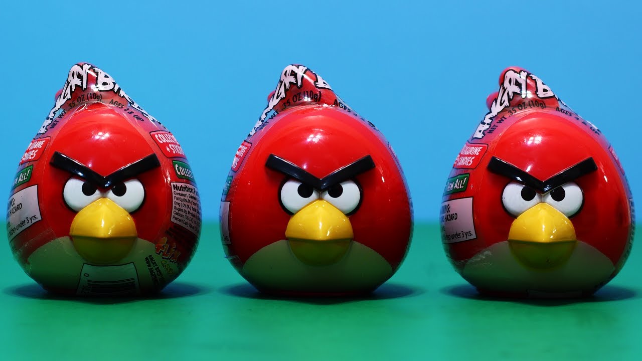 Angry Birds Surprise Egg Toy Suprise Eggs Unboxing Kinder Surprise