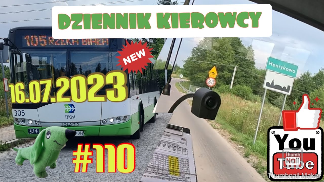 16.07.2023 DZIENNIK KIEROWCY WIELKI POWRÓT NA LINIE 105, CZY BĘDZIE PADAC, CVO SIE ZMIENIŁO