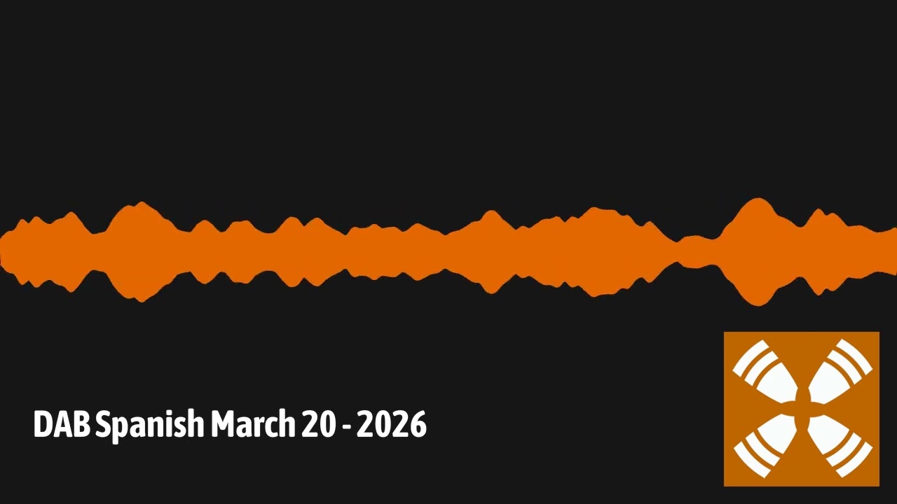 DAB Spanish March 20 - 2026 | 1 Year Daily Audio Bible En Espanol