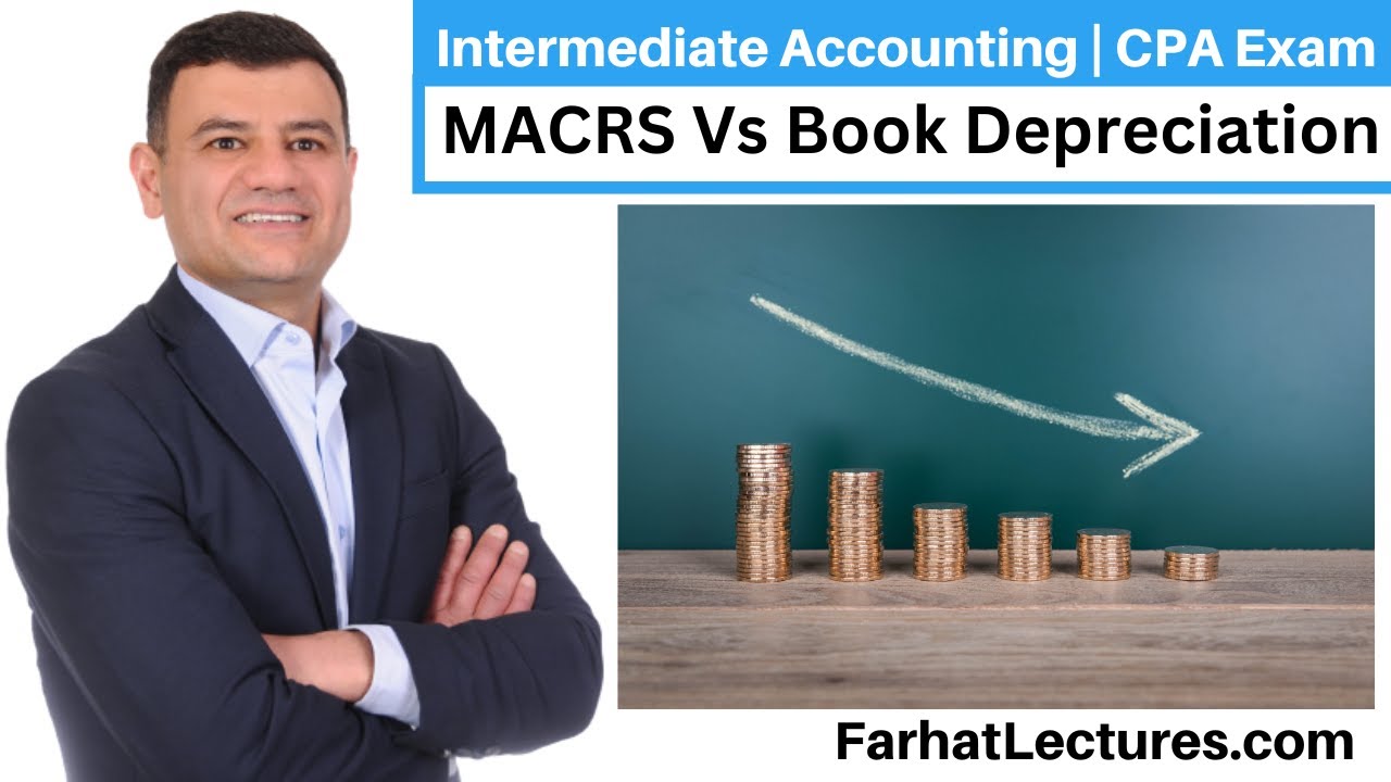 Налоговая амортизация MACRS против GAAP Book Financial. Экзамен CPA